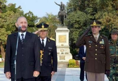 Insfr�n encabez� el acto de homenaje al General San Mart�n
