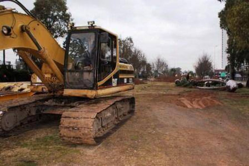 Empezaron las obras en la segunda etapa de la entrada a Tigre