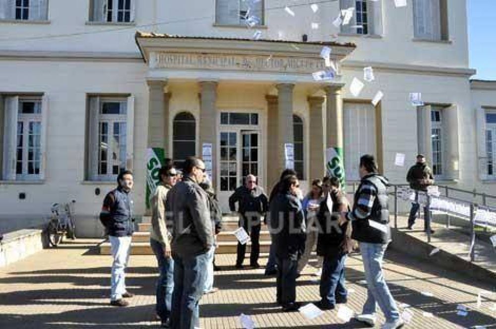 El conflicto del personal de maestranza del Hospital entra en un impasse de 15 d�as