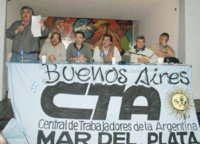Miembros de la CTA lanzaron la Lista 1 �Germ�n Abdala� que lleva a Jos� Rigane como Secretario Adjunto a nivel nacional