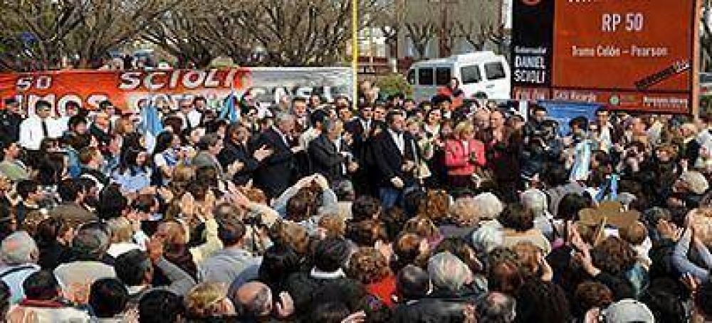 En Col�n, Scioli cerr� una semana en la que se reuni� con '84 intendentes'