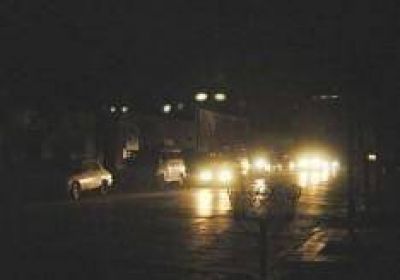 Un apag�n dej� a oscuras a gran parte de la ciudad