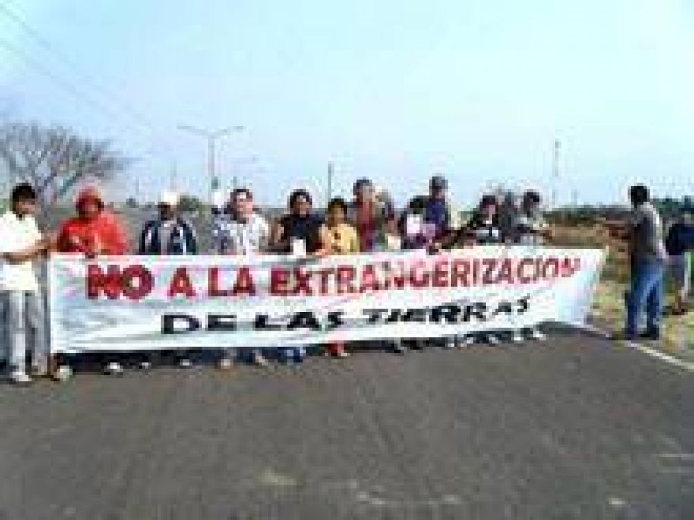 Extranjerizaci�n de las tierras: corte y tensi�n en la Ruta provincial 6