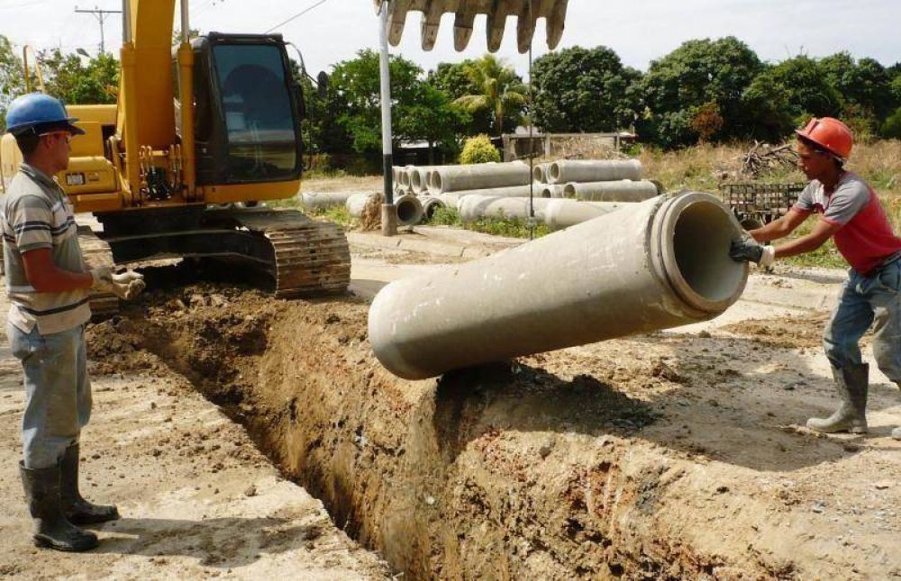 Nuevas obras de saneamiento en Castelar y El Palomar