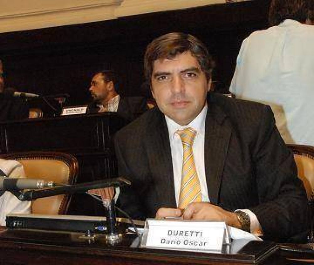 Fondo especial para municipios: Duretti votar� en contra del Ejecutivo 