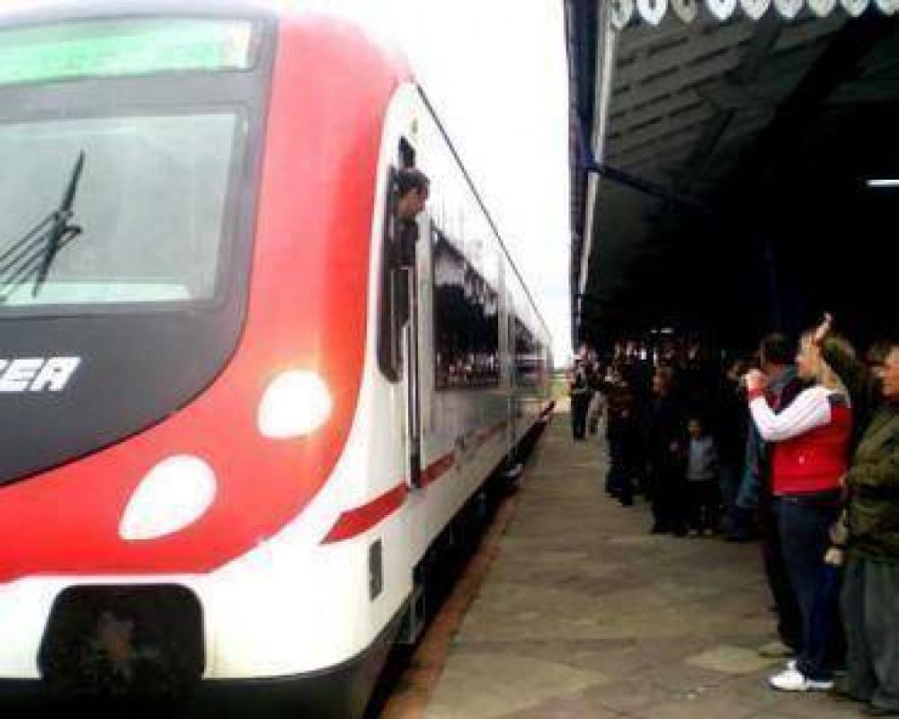 Este jueves reanudan los viajes de tren a Paran�