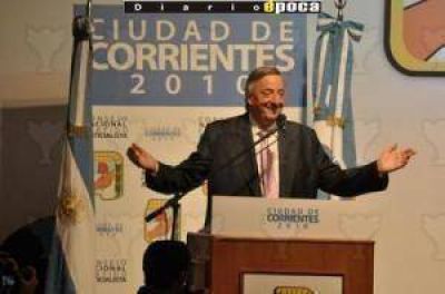 Kirchner le pidi� al PJ correntino que trabaje seriamente para ser Gobierno