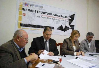 Se abrieron los sobres de la licitaci�n para la obra de red pluvial de Chacra XIII
