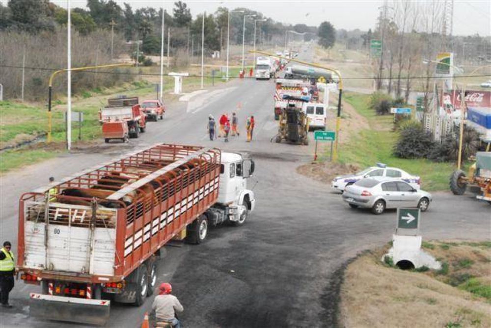 Lujan - TRABAJOS EN LA RUTA 5