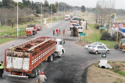 Lujan - TRABAJOS EN LA RUTA 5