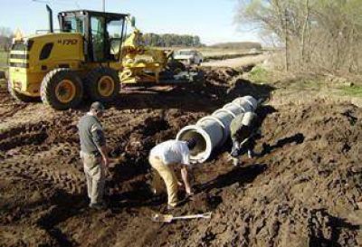 Obras en Barrios Amespil y Don Pancho. 
