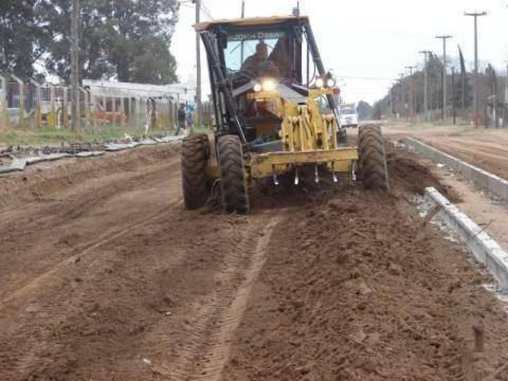 Arreglo de calles y trabajos en Pastor Bauman