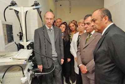 Malvinas Argentinas  Cariglino present� nuevo equipamiento