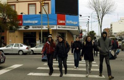 Prohibieron una pantalla gigante en pleno centro