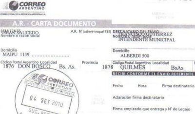  Antenas: vecinos intiman al intendente de Quilmes con una carta documento para que las restrinja
