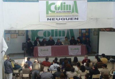 Se present� la agrupaci�n de Alicia Kirchner en Zapala