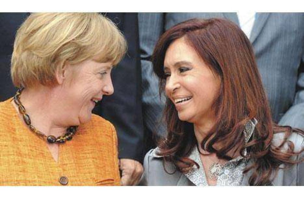 Cristina intentar� en Alemania destrabar las negociaciones con el Club de Par�s