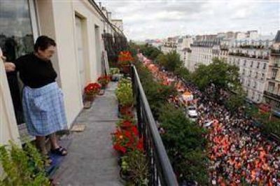 Sarkozy enfrent� su mayor protesta