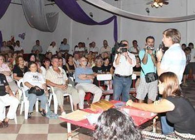 Los asamble�stas se re�nen con Bahillo 