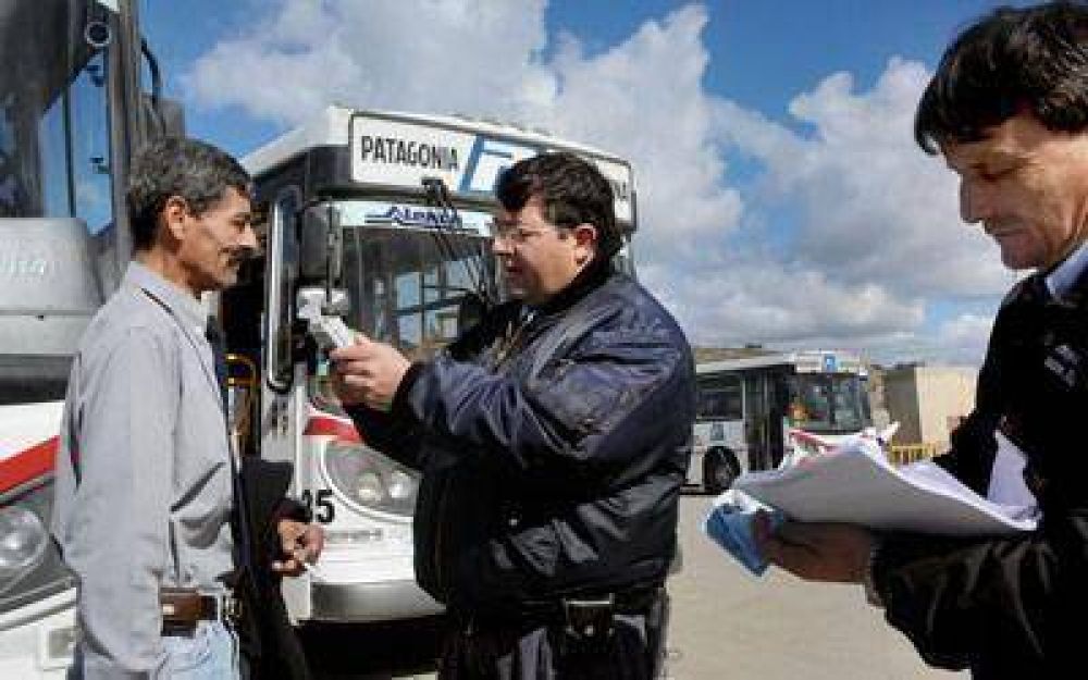Realizaron controles de alcoholemia a los choferes del transporte p�blico