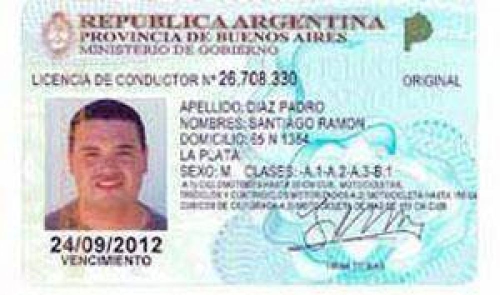 Llegan a Necochea las nuevas licencias de conducir