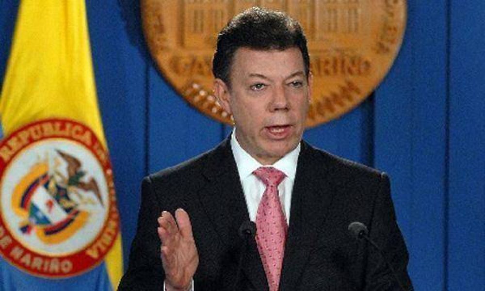 Santos anunci� gran ofensiva contra la guerrilla de las FARC