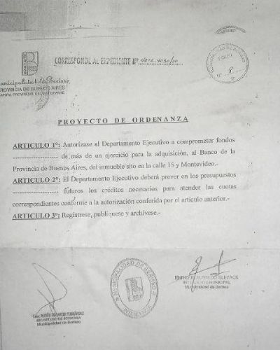 Presupuesto Pol�mica por la compra de un inmueble por parte del Municipio