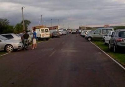 Asamble�stas cortaron por dos horas la ruta 136 y entregaron volantes 