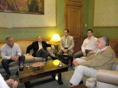 El gobernador recibi� a su par de San Juan 