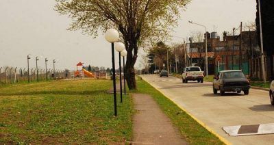 El intendente Ghi recorri� obras en Mor�n