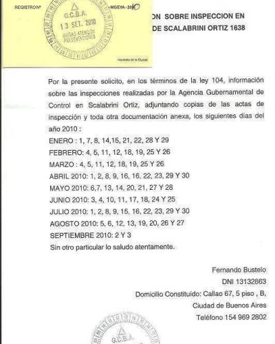 Piden las actas de inspecci�n de 2010