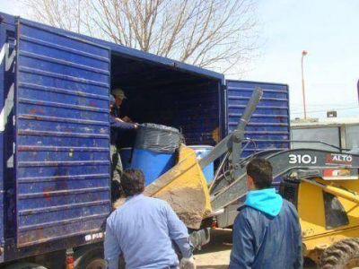  Pilas gastadas El OPDS retir� residuos especiales de nuestra ciudad