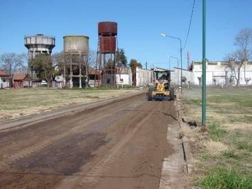 Finalizan las tareas de base estabilizada en el barrio Foetra
