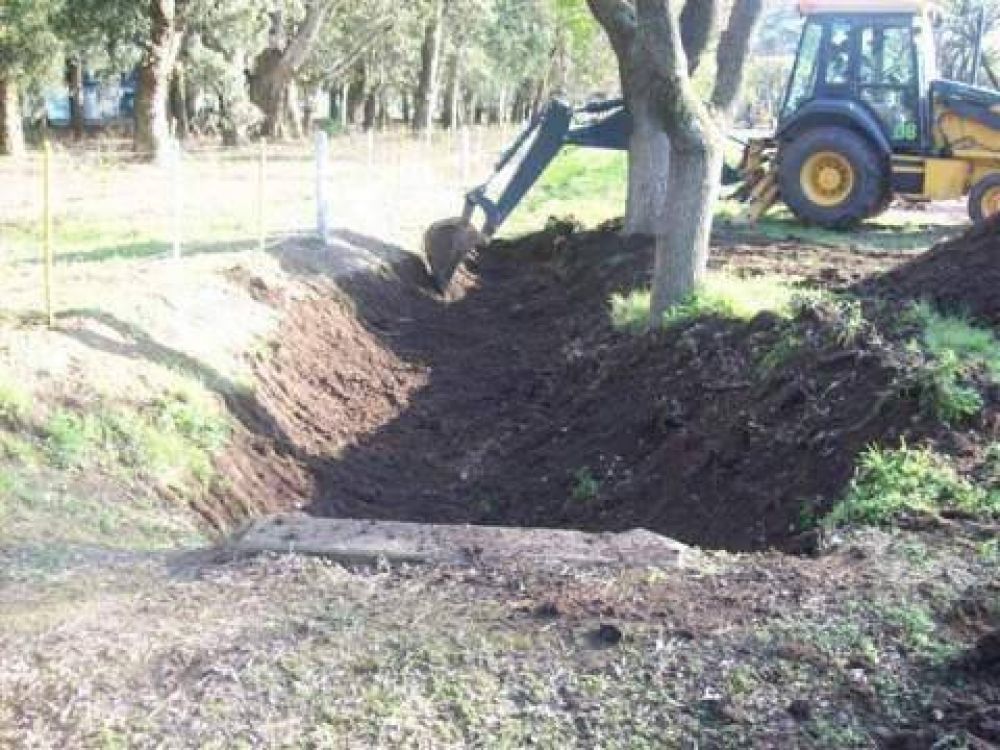 Se hicieron trabajos de mantenimiento en Agustina