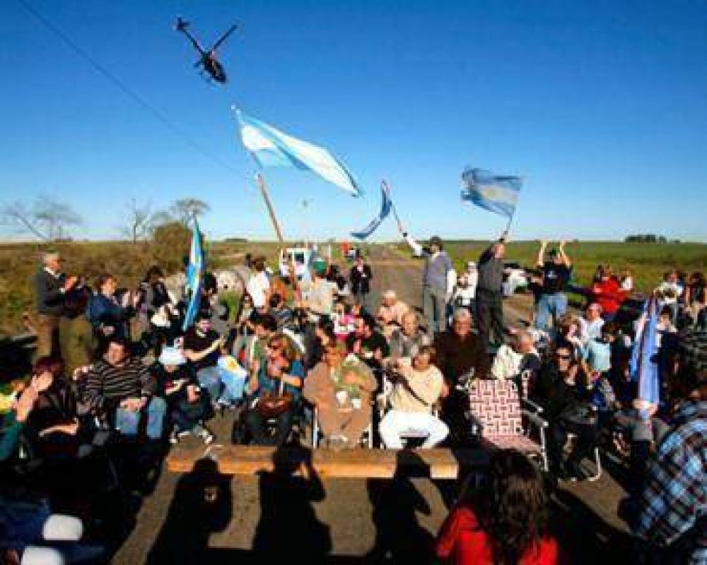 Los asamble�stas volvieron a cortar la ruta al Uruguay