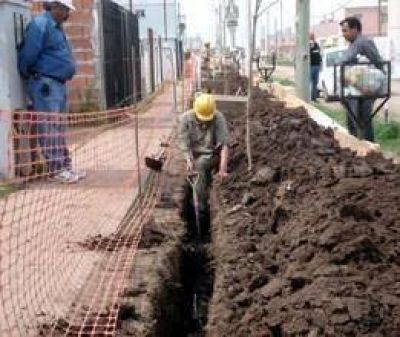 Comenz� la obra de gas en Zona Norte