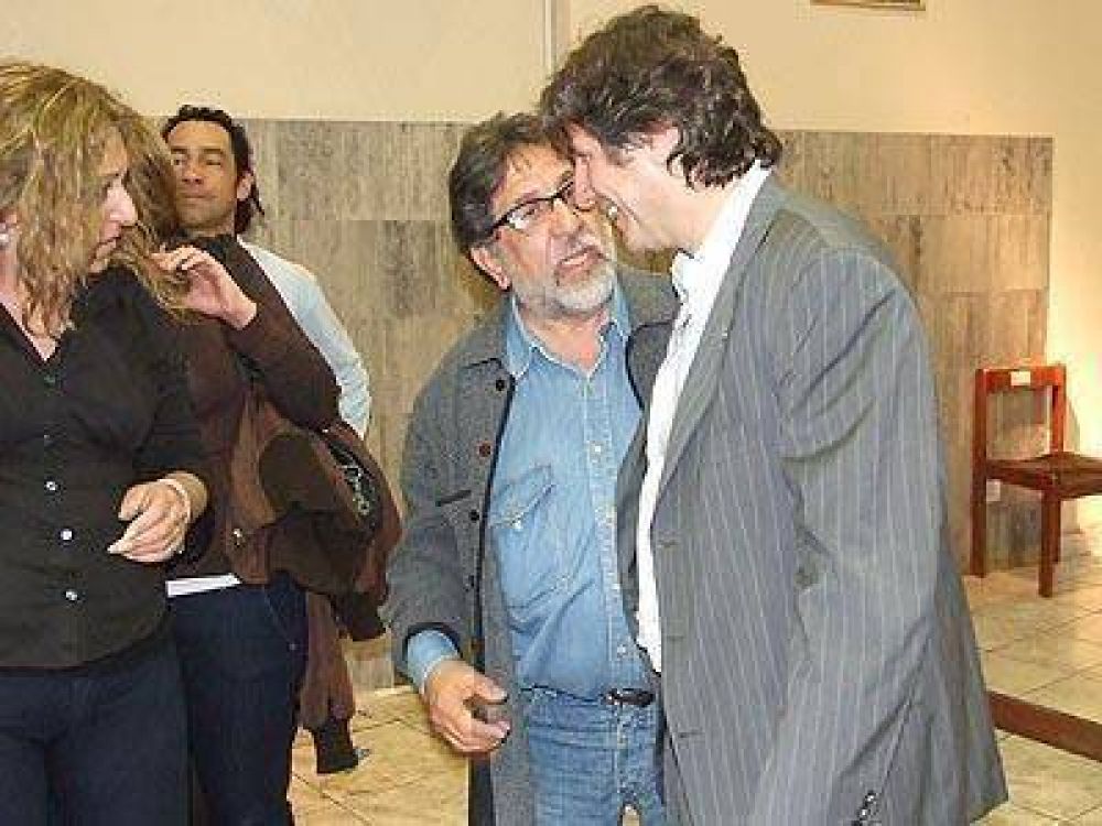Boudou visit� Lan�s y dijo que a�n no hay un candidato claro a la gobernaci�n