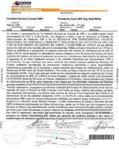 Solicitan al Gobernador la intervenci�n del Instituto de Desarrollo Rural