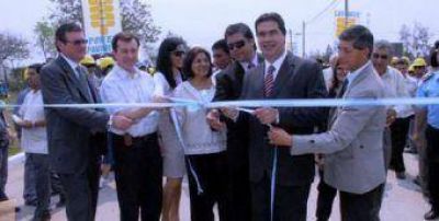 Inauguraron 22 cuadras de pavimento en Villa Berthet