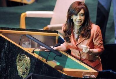 Cristina lleg� a Nueva York para participar de la asamblea de la ONU