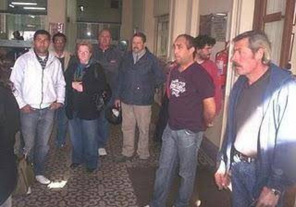 No recibieron a los gremios municipales y hay malestar
