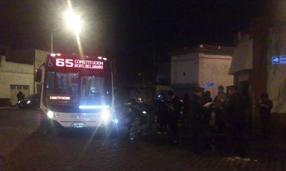  Una embarazada est� grave tras haber sido atropellada por un colectivo en Parque Chacabuco