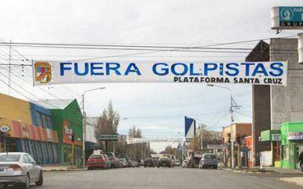 Pintadas contra la UCR en R�o Gallegos