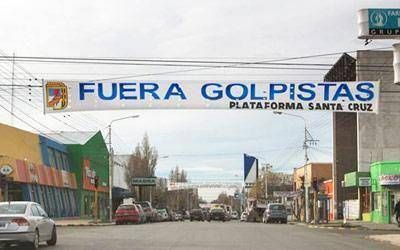 Pintadas contra la UCR en R�o Gallegos