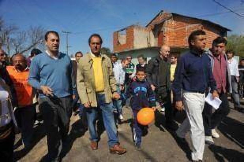 Scioli remarca que su " Pelea de todos los d�as est� en la Provincia de Buenos Aires