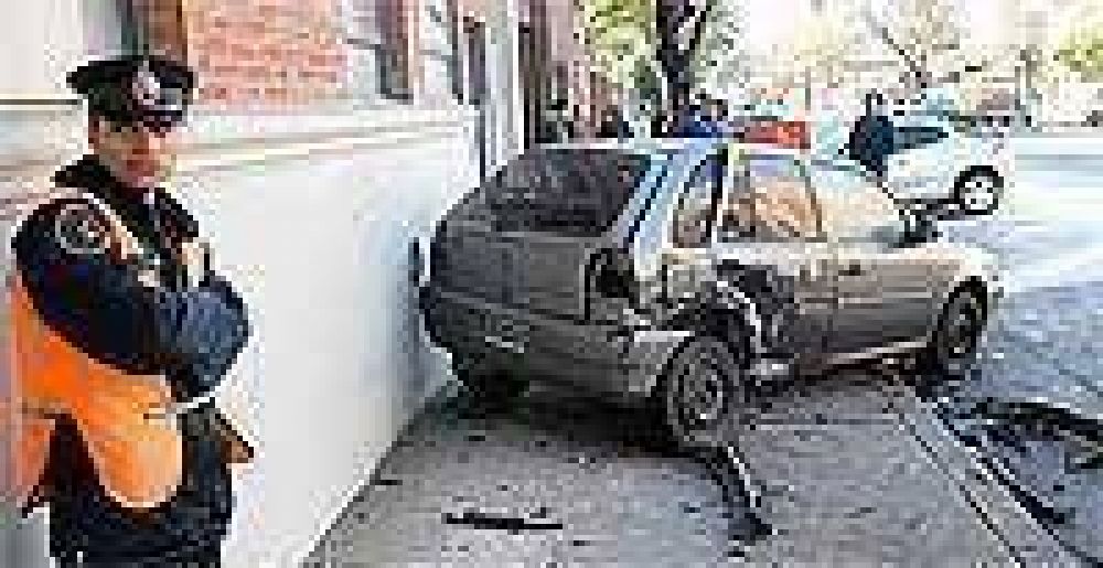 Un choque en Palermo dej� a una mujer herida
