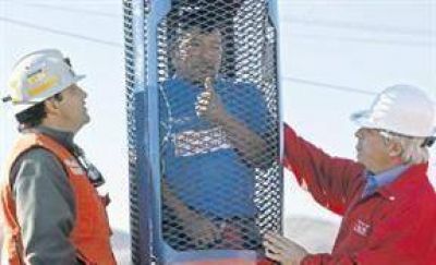 Preparan el rescate en la mina chilena