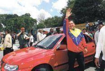 Ventaja para Ch�vez en la elecci�n venezolana