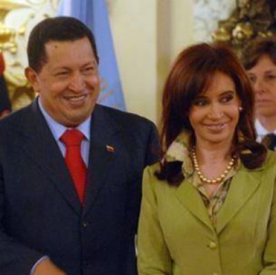 Cristina Kirchner felicit� a Hugo Ch�vez: "Excelente elecci�n"