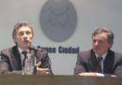 Macri y Tomada, en el encuentro anual Idea PyME 2010
